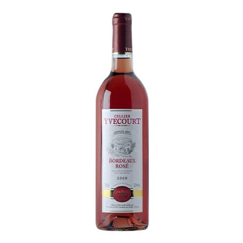 Розовое сухое вино Yvecourt 0,75 л