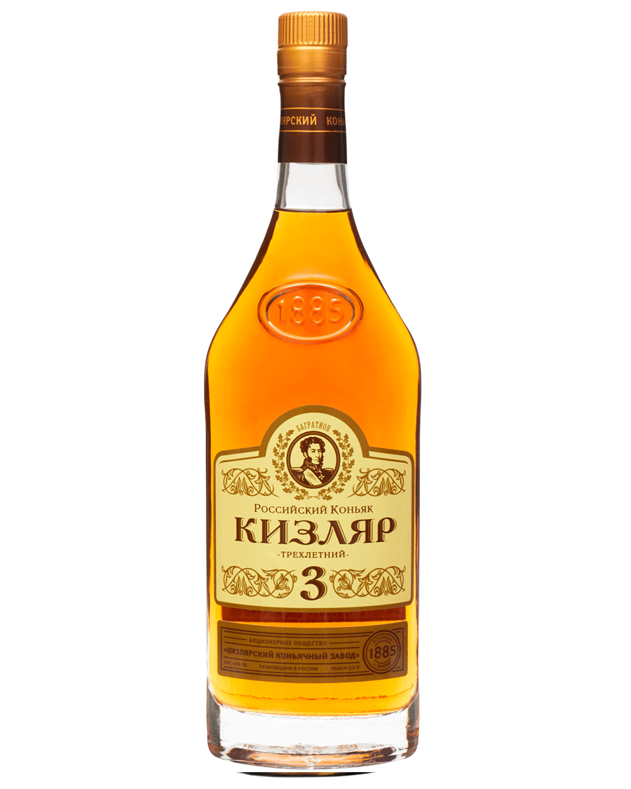 Коньяк Кизлярский 3 года 0,25 л