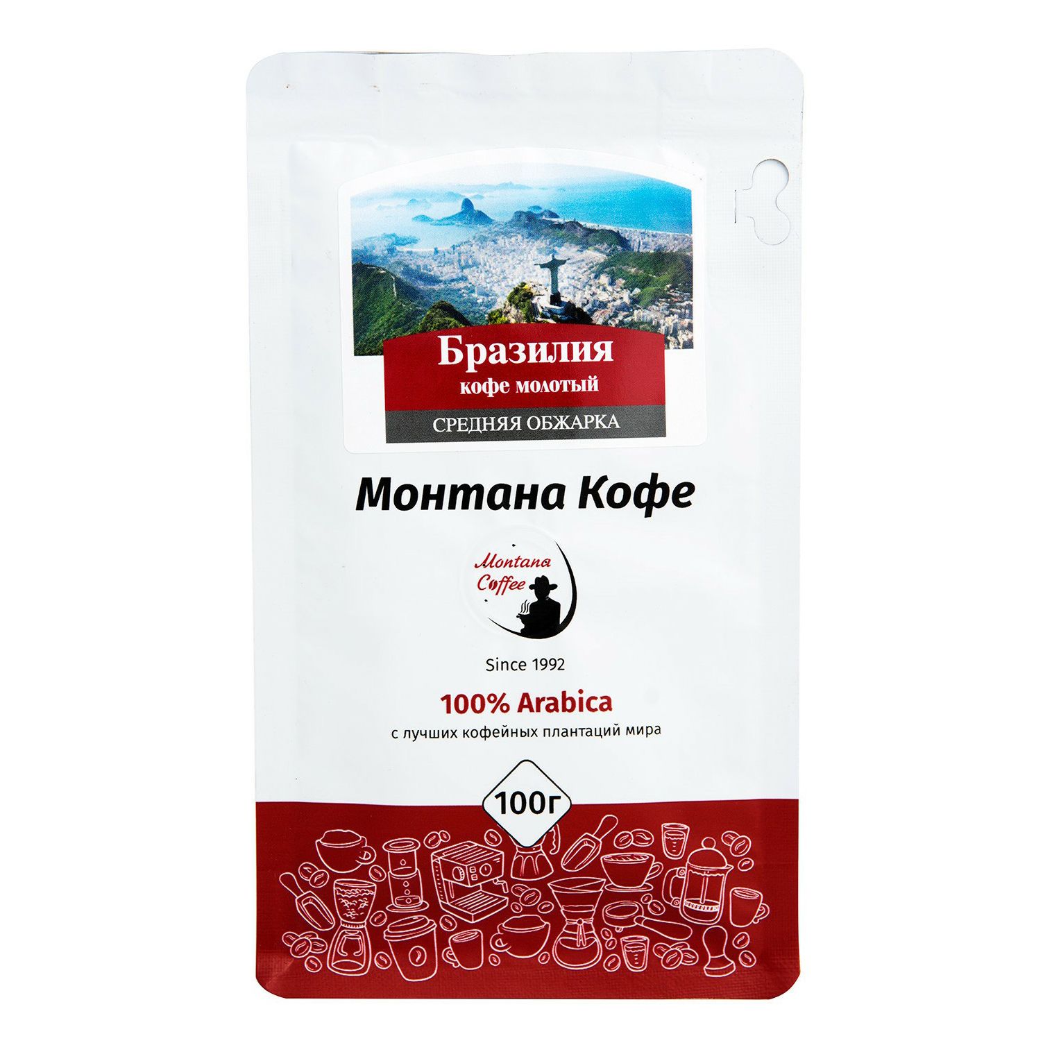 Молотый кофе Монтана Кофе 100 г