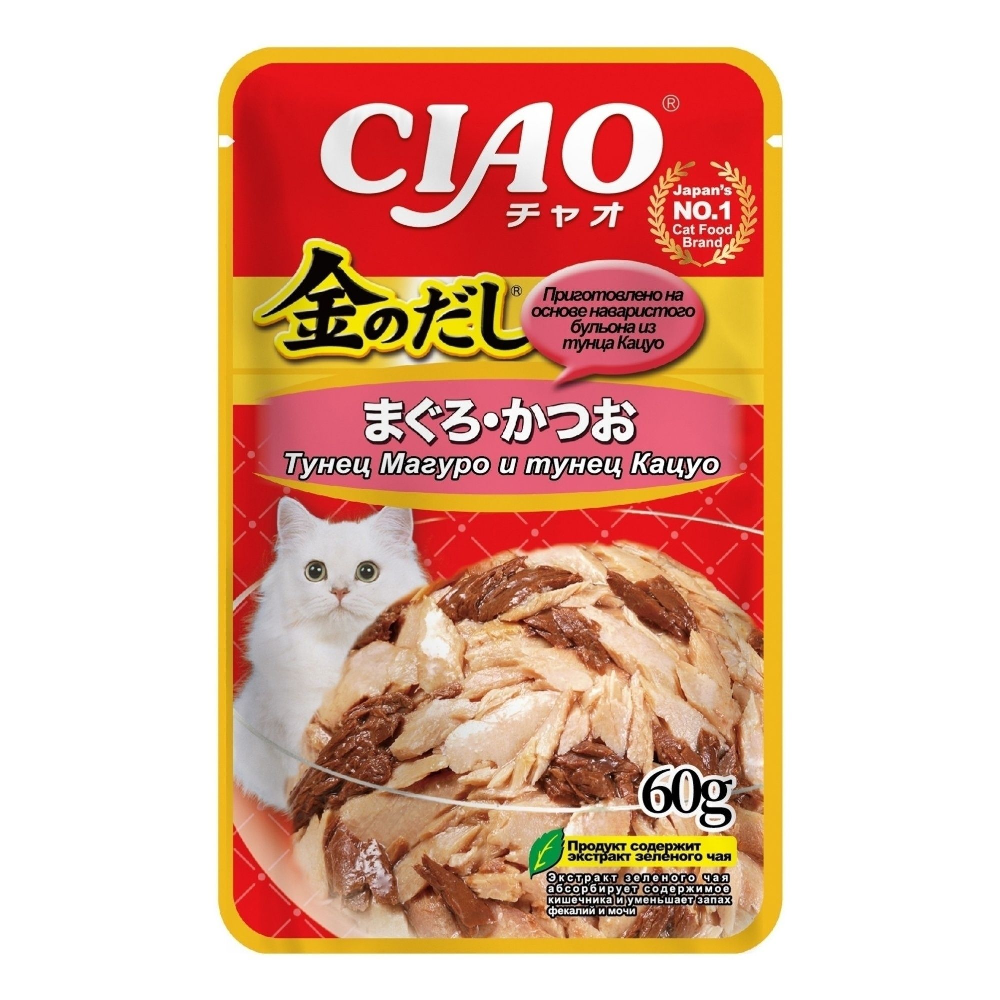 Влажный корм для кошек Ciao 60 г