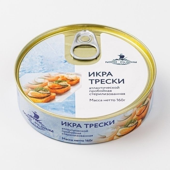 Икра треска Nord Pilgrim 160 г