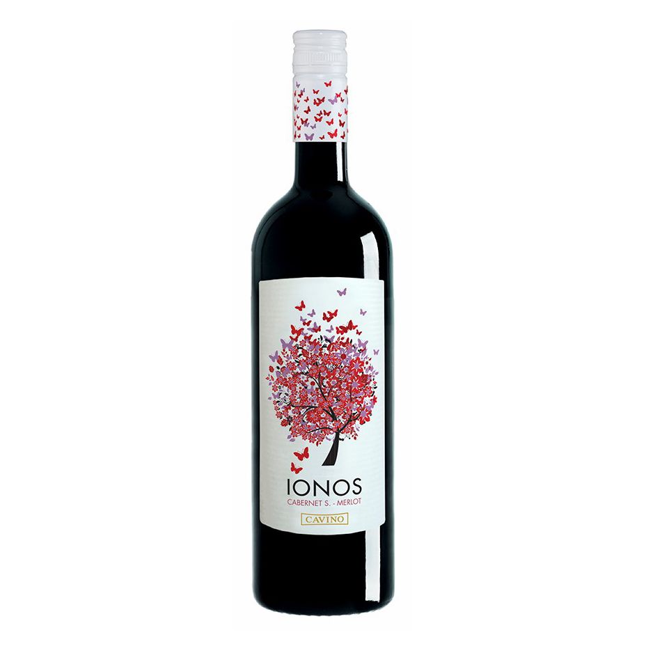 Красное сухое вино Cavino 1,5 л