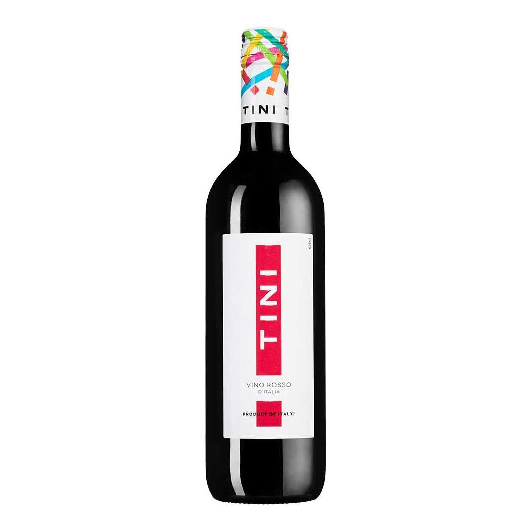 Красное полусухое вино Tini 0,75 л