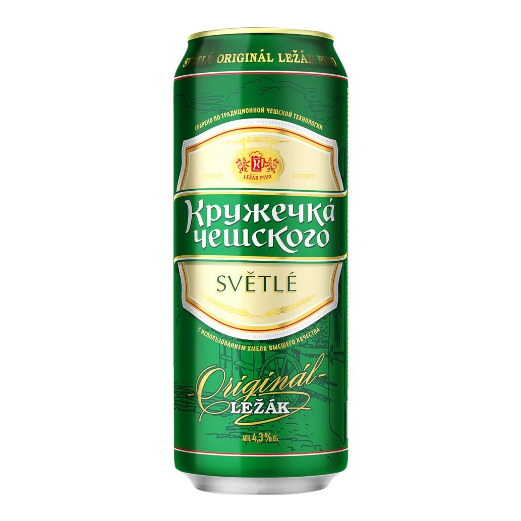 Кружечка Чешского светлое 0,43 л