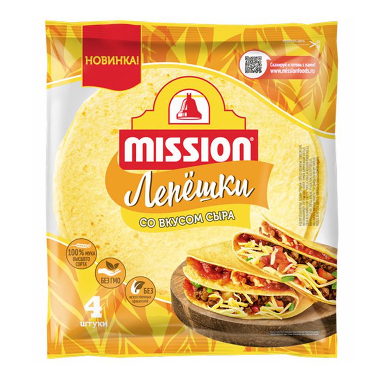 Лепешка Mission 166 г