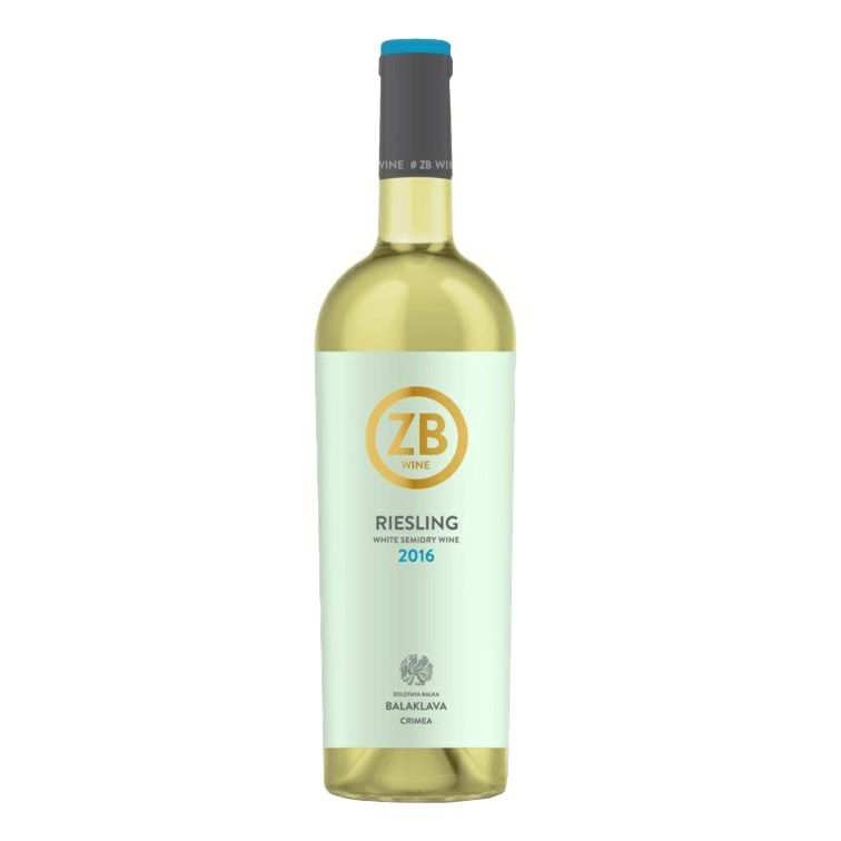Белое полусухое вино ZB Wine Рислинг 0,75 л