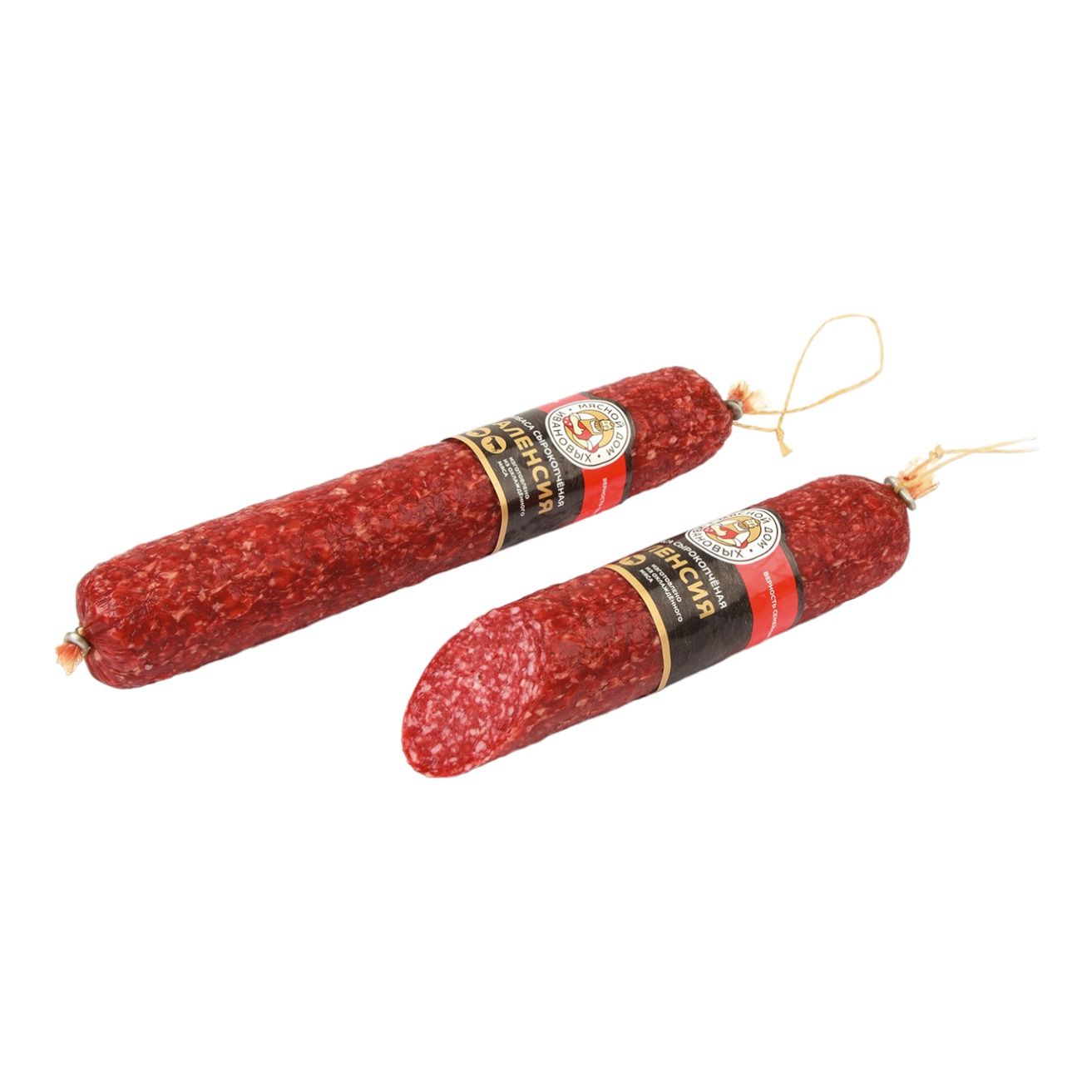 Колбаса сырокопченая Мясной дом Ивановых 300 г