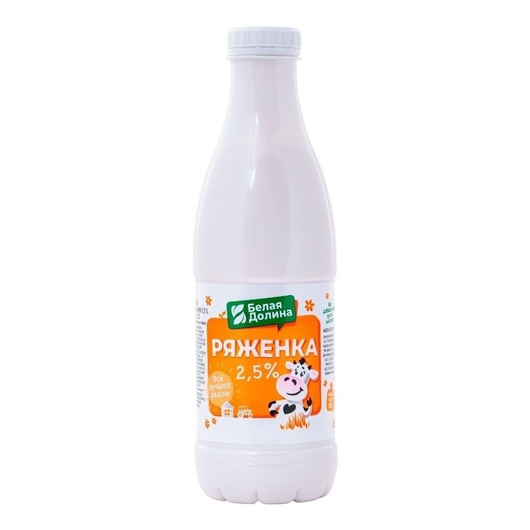 Ряженка Белая долина 0,835 л