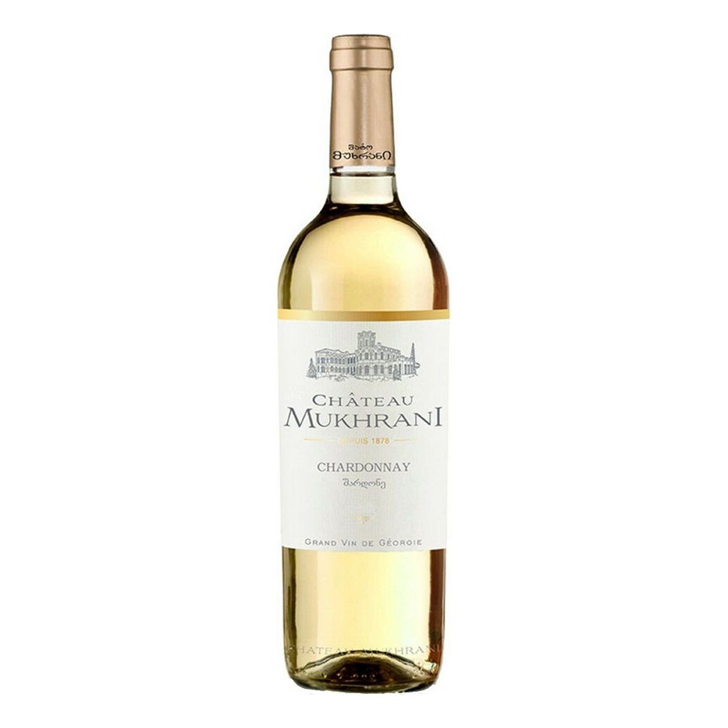 Белое сухое вино Chateau Mukhrani Шардоне 0,75 л