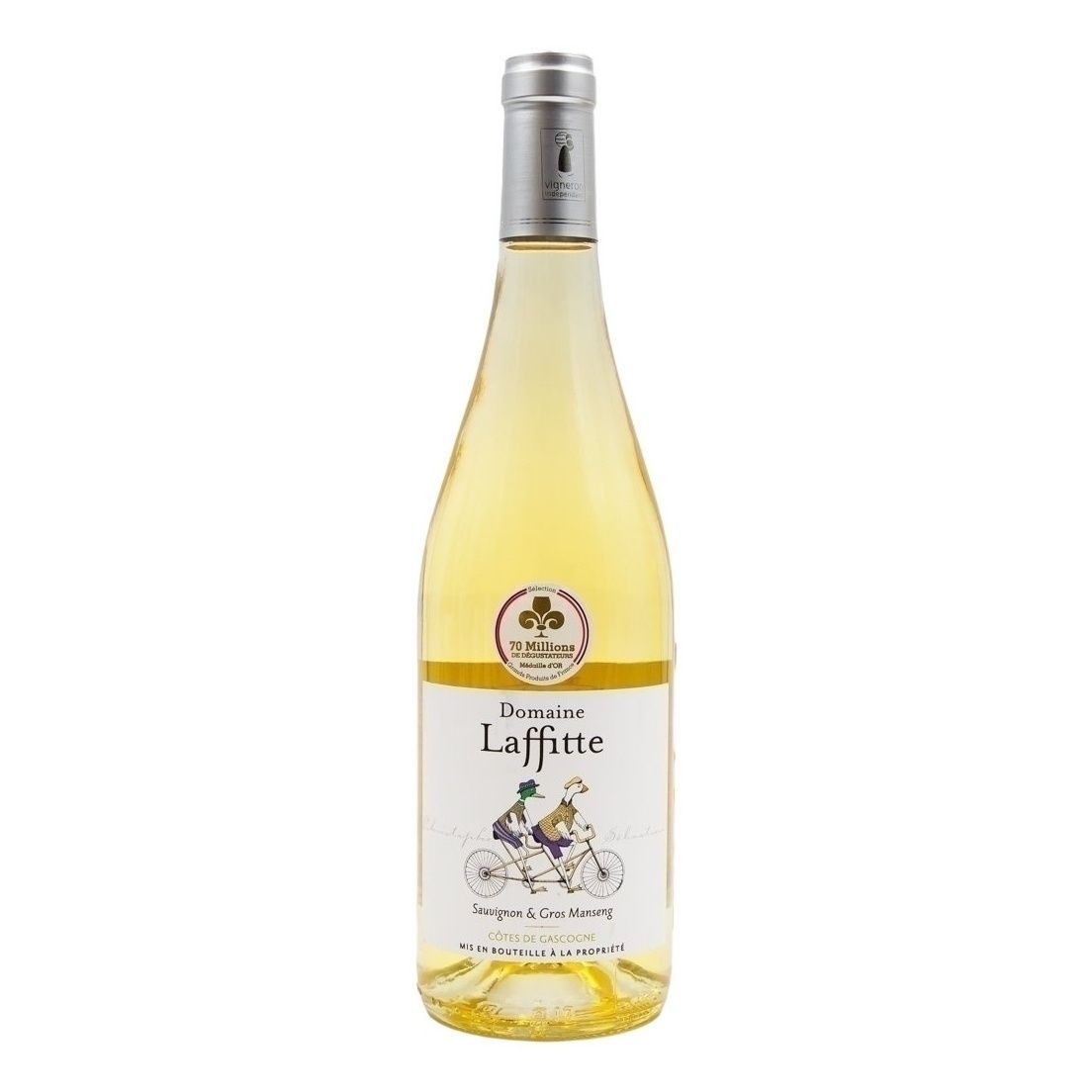 Белое полусухое вино Domaine Laffitte Совиньон Блан 0,75 л