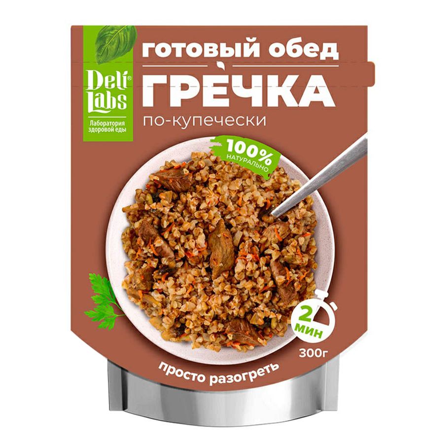 Консервы каша с мясом DeliLabs 300 г