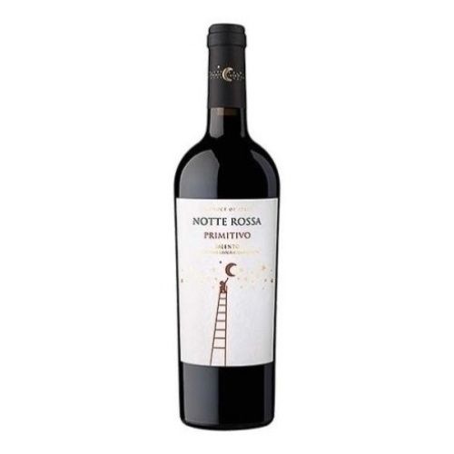 Красное полусухое вино Notte Rossa Примитиво 0,75 л