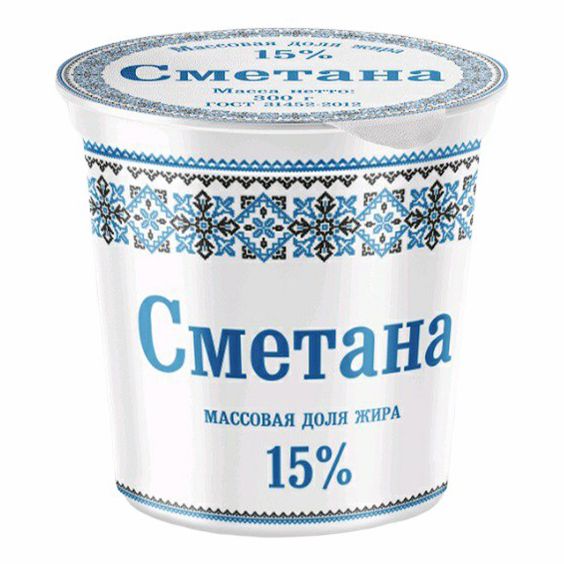 Сметана Славянские кружева 300 г