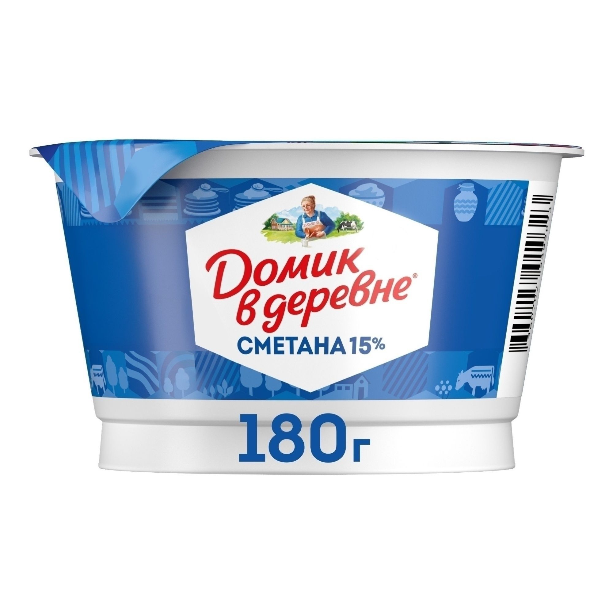 Сметана Домик в Деревне 180 г
