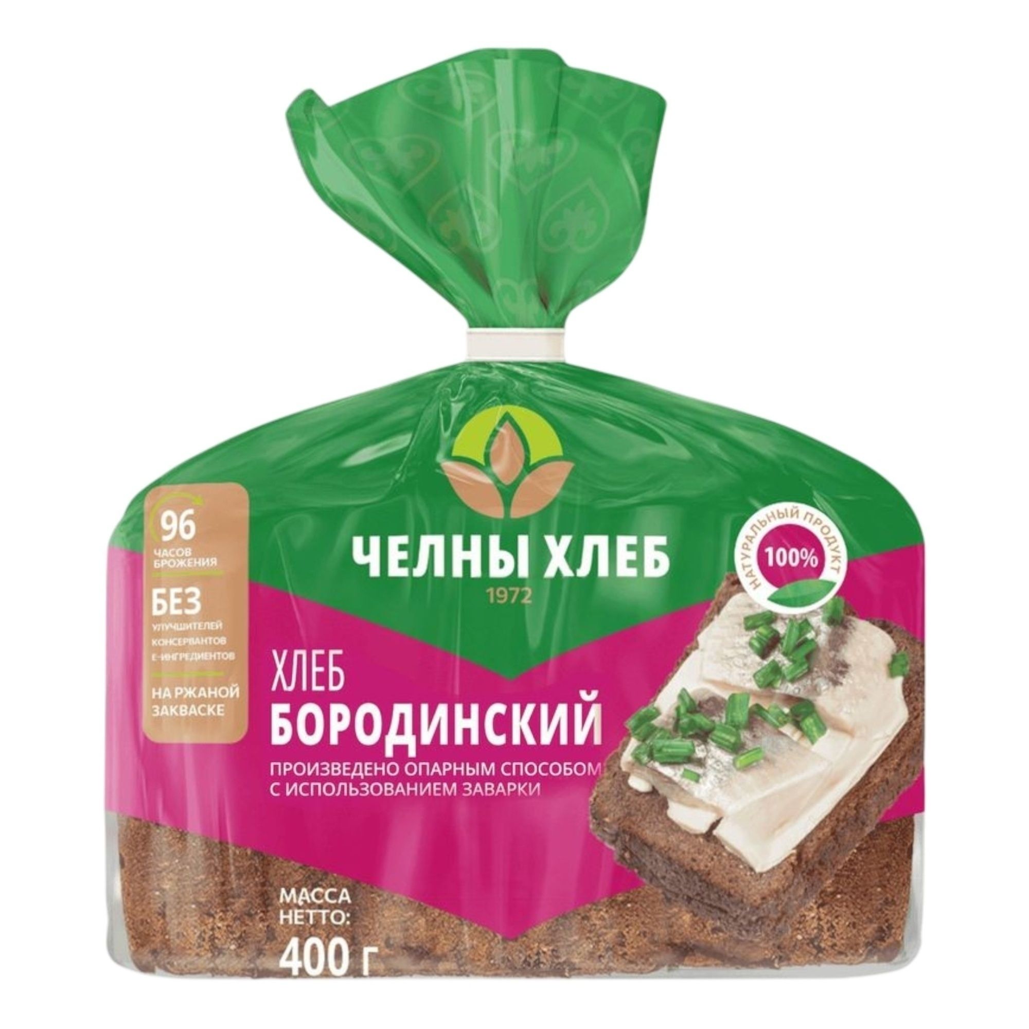Хлеб бородинский Челны-Хлеб 400 г