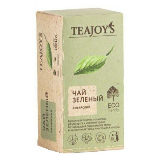 Зеленый чай TeaJoys в пакетиках 50 г