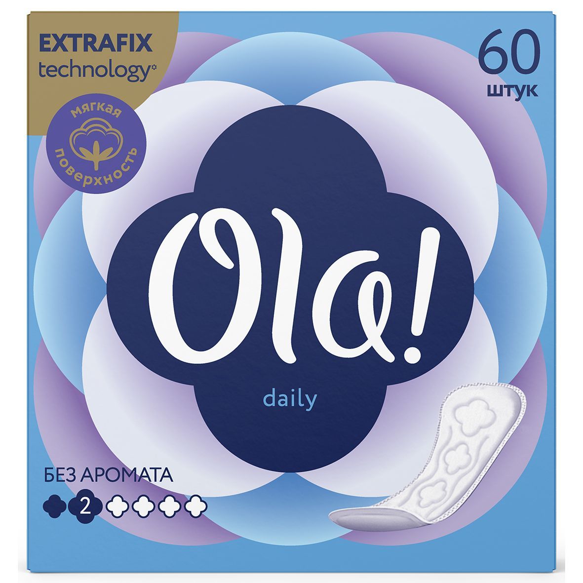 Ежедневные прокладки Ola! 60 шт.