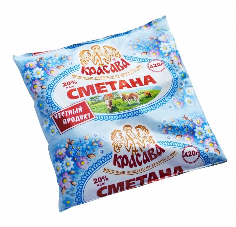 Сметана Красава 500 г
