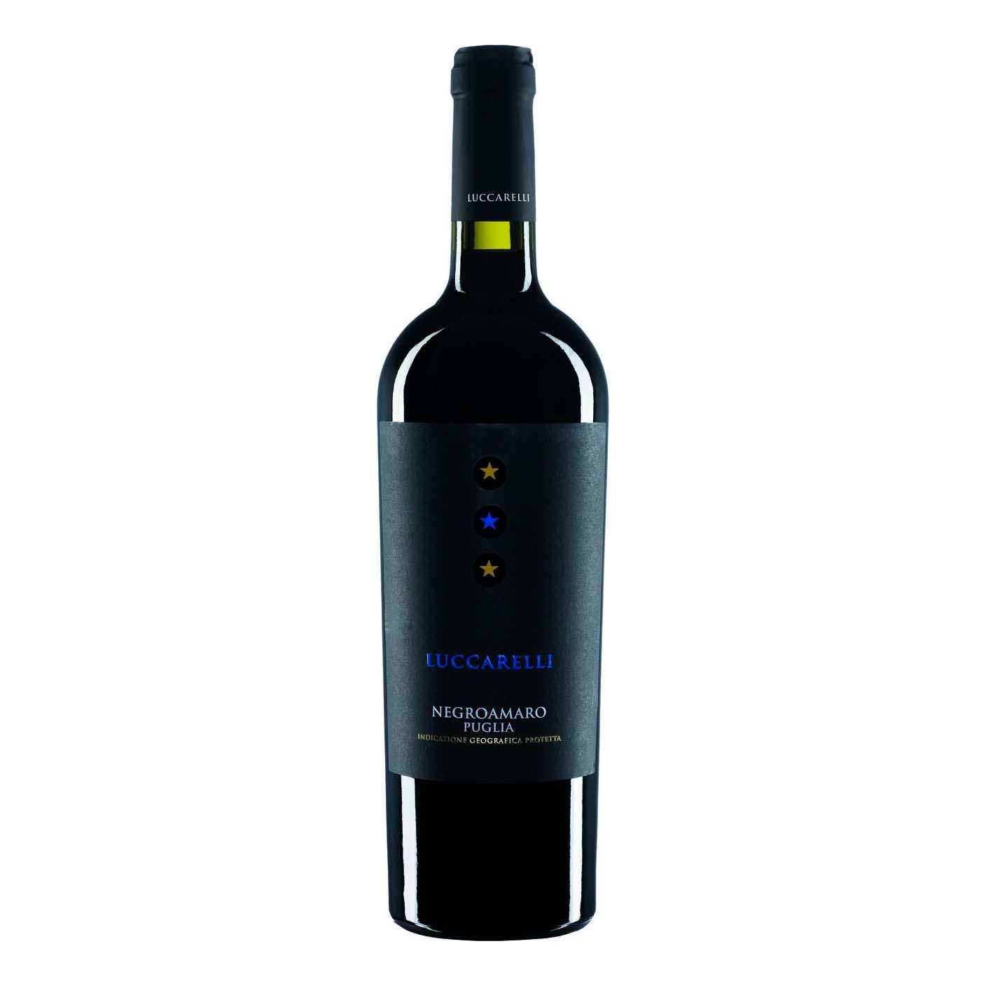 Красное полусухое вино Luccarelli 0,75 л