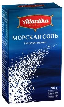 Соль морская Атлантика 500 г