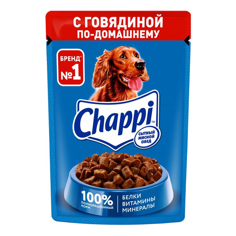 Влажный корм для собак Чаппи 100 г