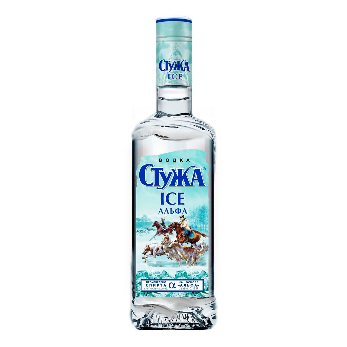 Водка Стужа 0,5 л