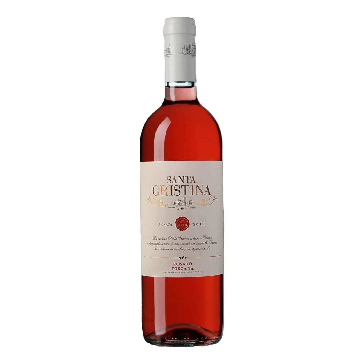 Розовое полусухое вино Santa Cristina 0,75 л