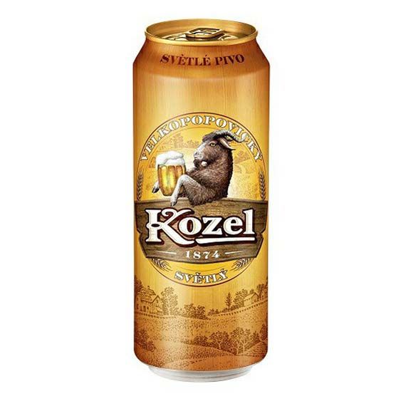 Пиво Козел светлое 1,8 л