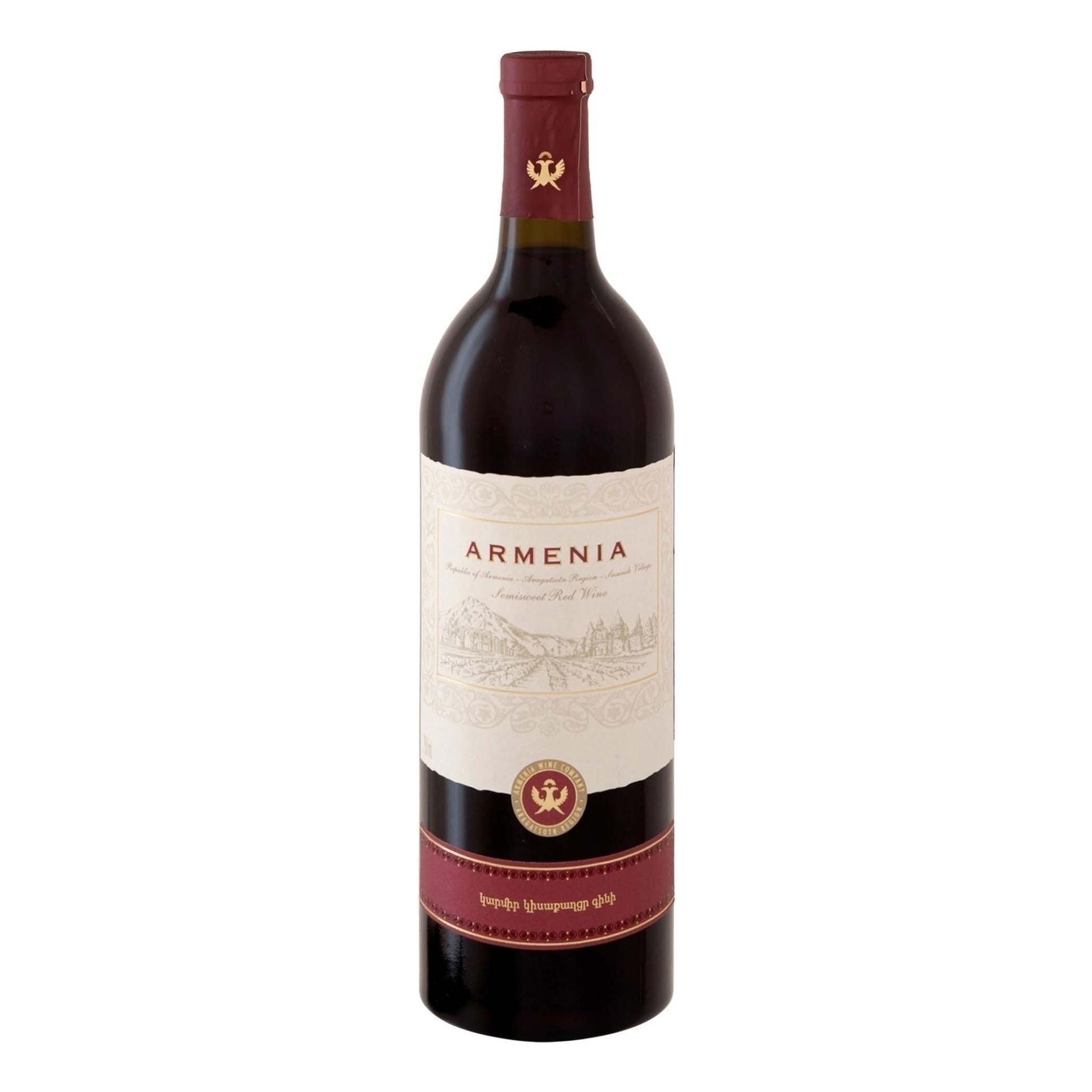 Красное полусладкое вино Armenia Wine 0,75 л