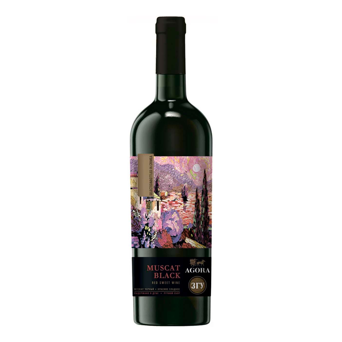 Красное сладкое вино Агора 0,75 л