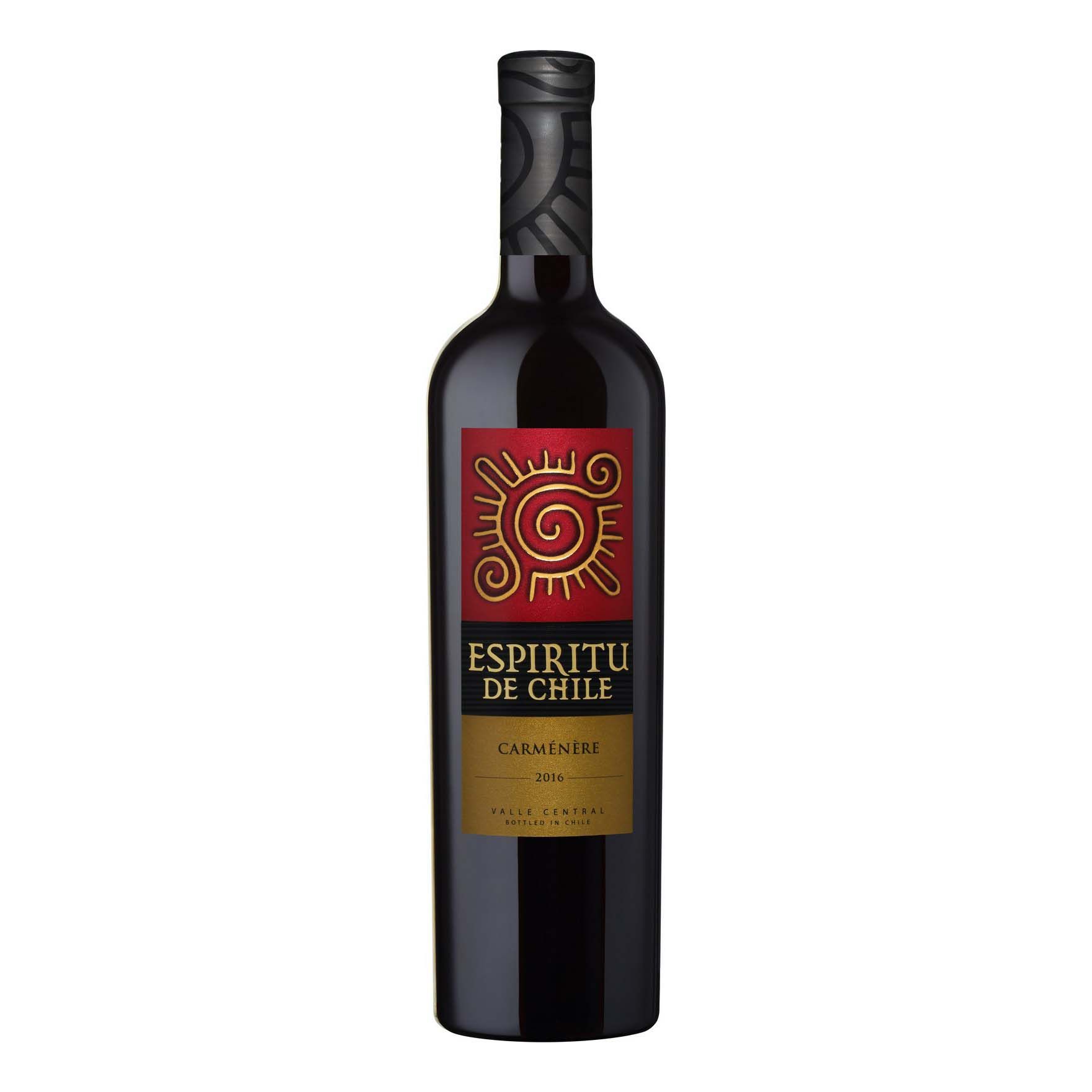 Красное полусухое вино Espiritu de Chile Карменер 0,75 л