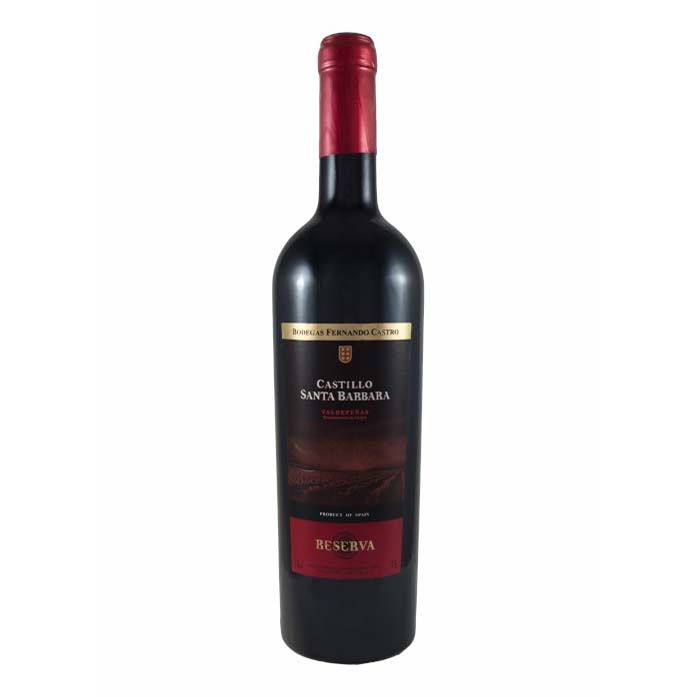 Красное сухое вино Castillo Santa Barbara 0,75 л