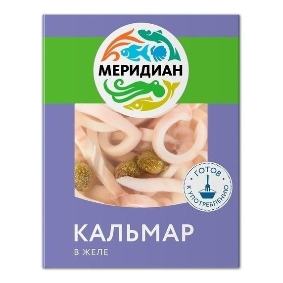 Кальмар вареный Меридиан 200 г
