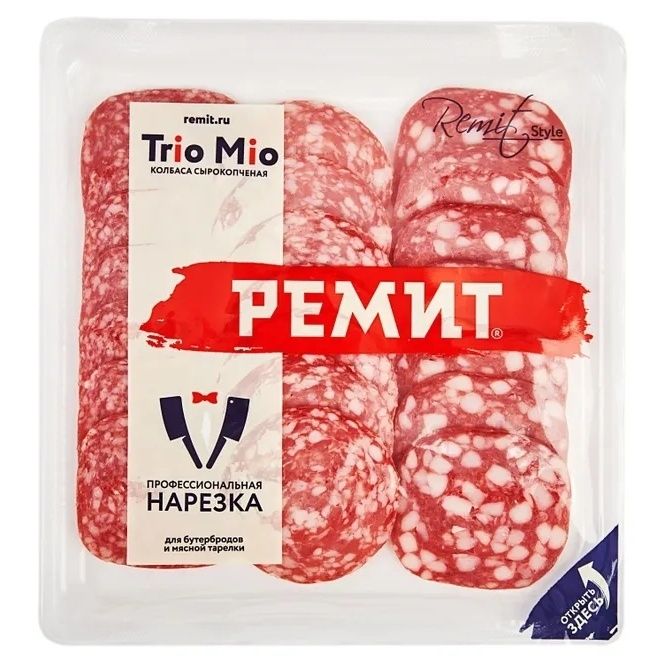 Колбаса сырокопченая Ремит 100 г