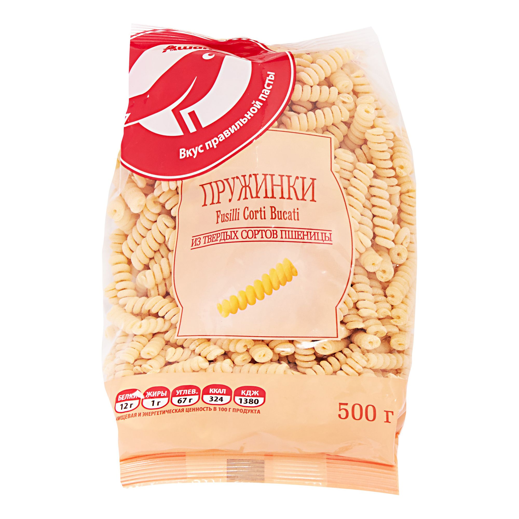 Макароны АШАН Красная птица 500 г