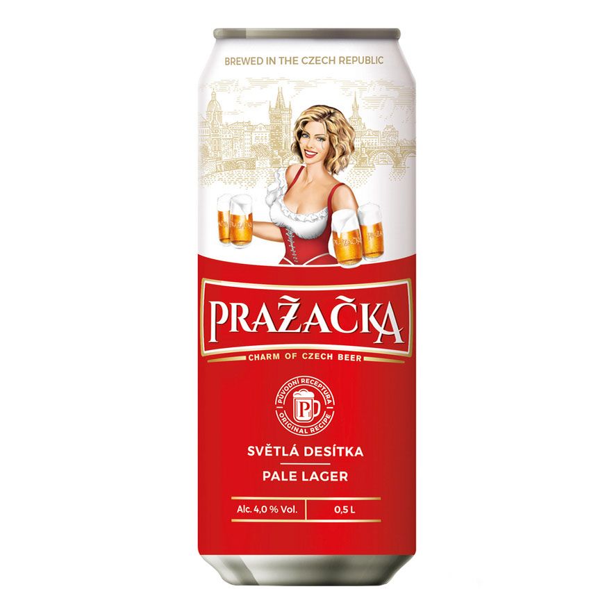 Пиво Пражечка светлое 0,5 л
