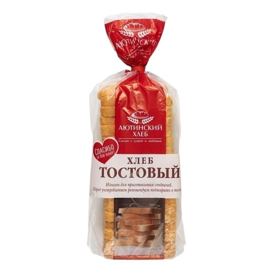 Хлеб для тостов Аютинский Хлеб 570 г