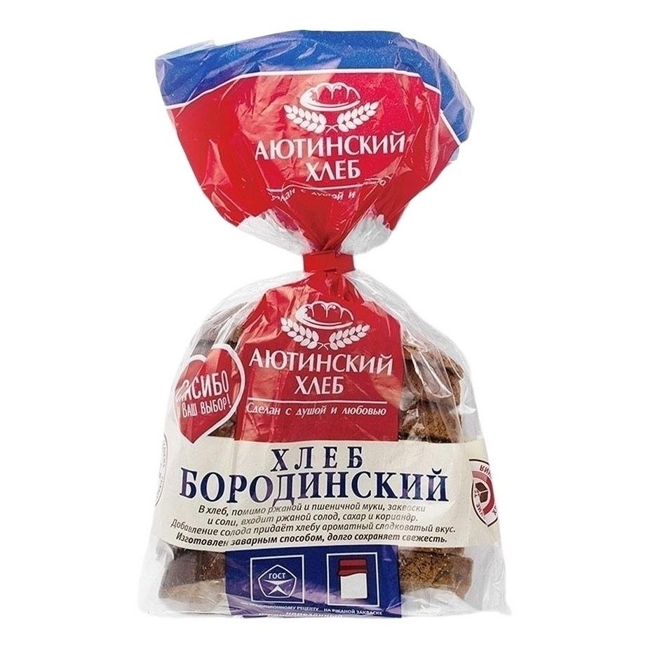 Хлеб бородинский Аютинский Хлеб 330 г