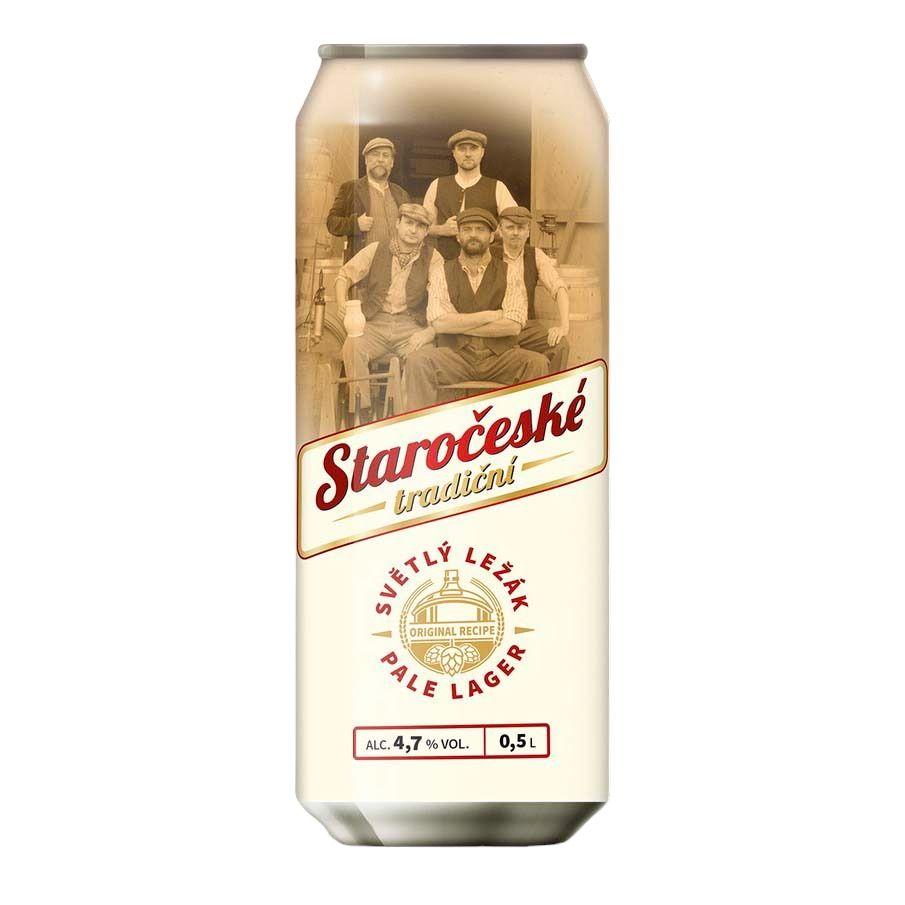 Пиво Staroceske светлое 0,5 л
