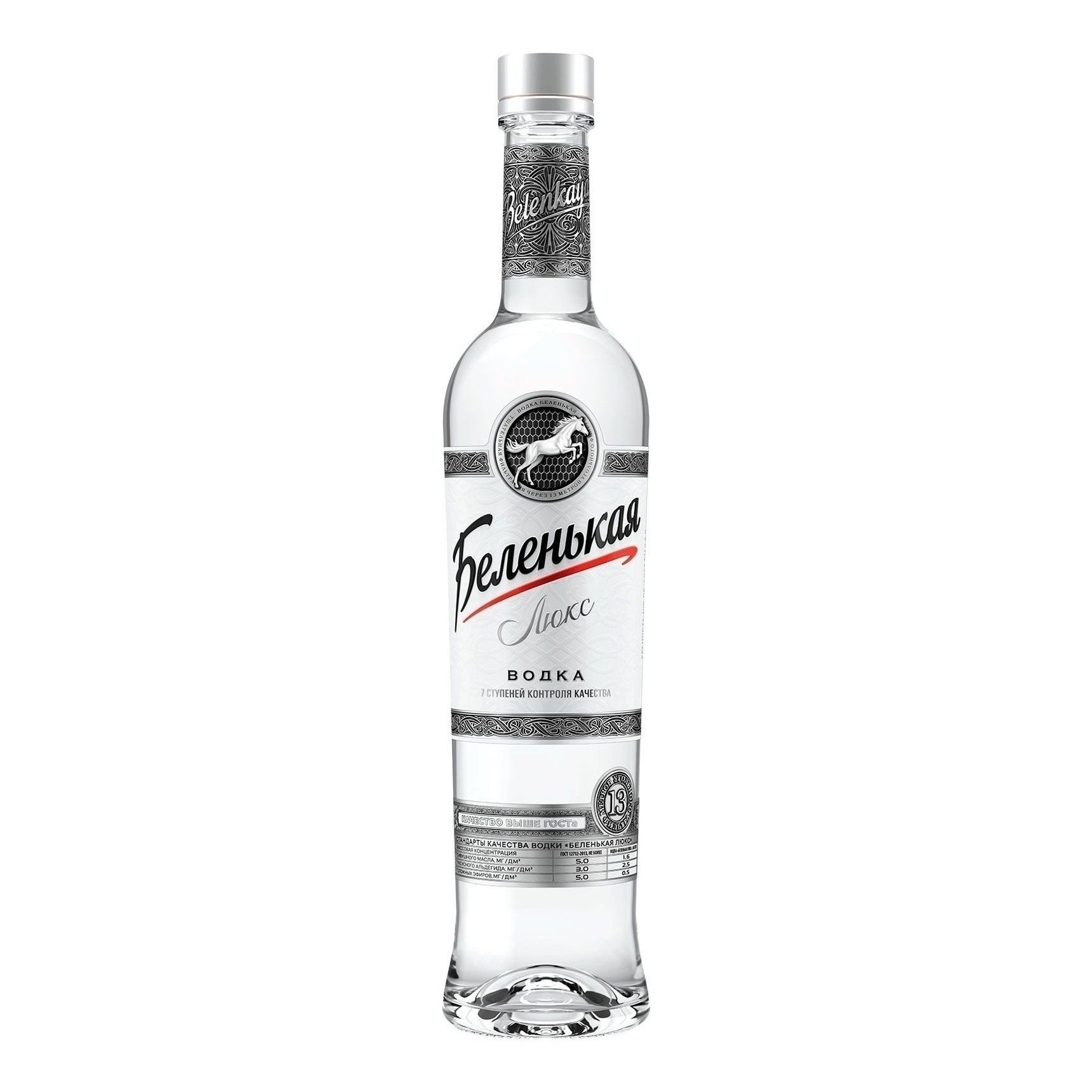 Водка Беленькая Люкс 0,5 л