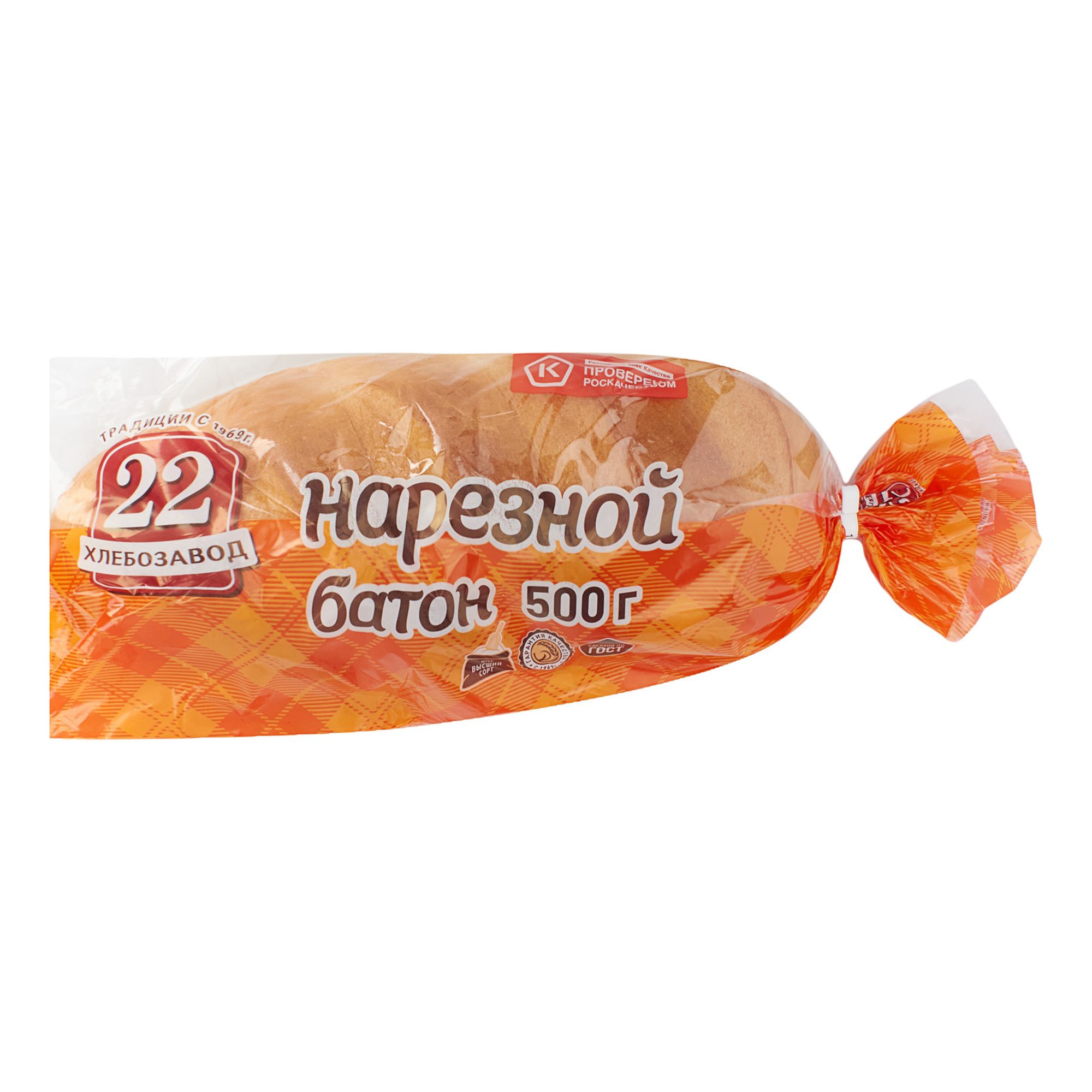 Батон Хлебозавод №22 500 г