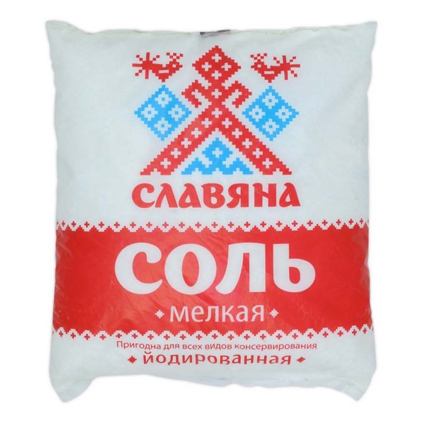 Соль йодированная Славяна 1 кг