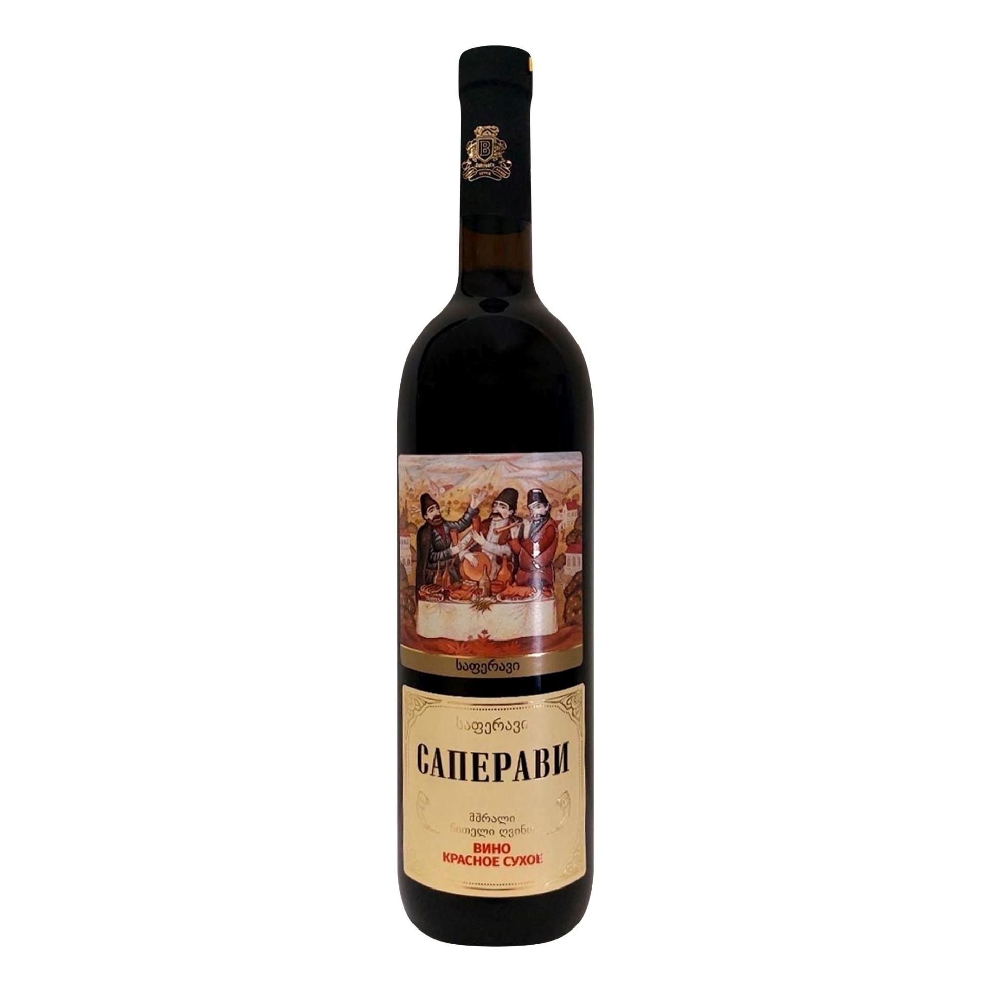Красное сухое вино Darbazi Саперави 0,75 л