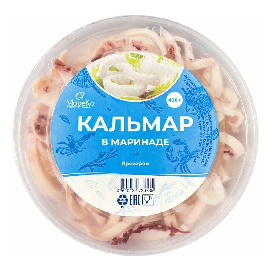 Кальмар в маринаде МореКо 400 г