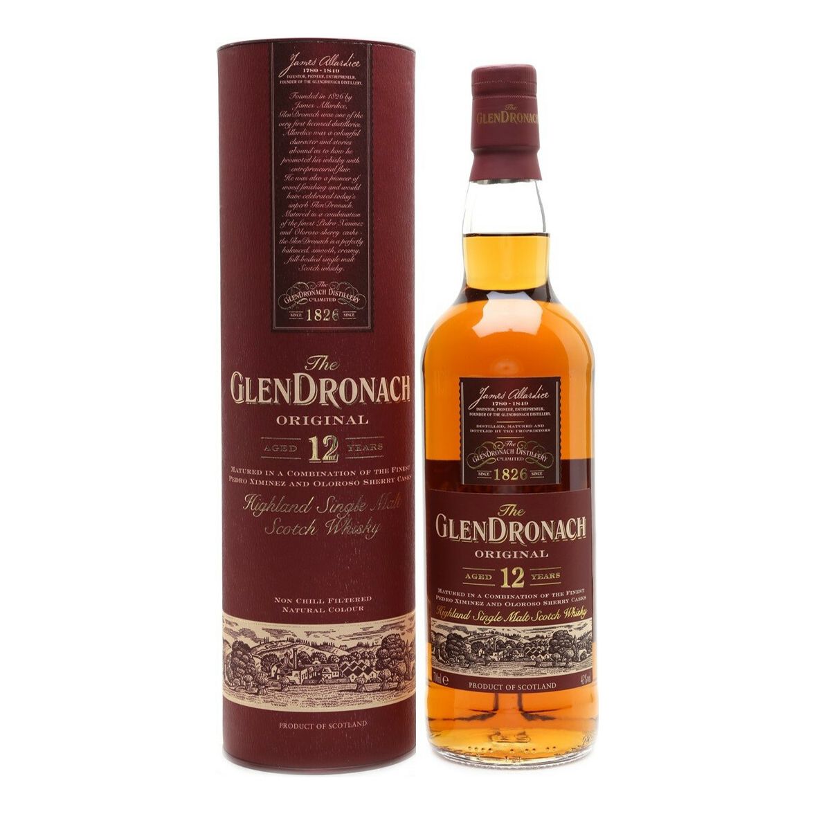 Виски Glendronach 12 лет 0,7 л