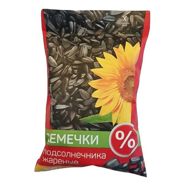 Семечки подсолнечные % 100 г