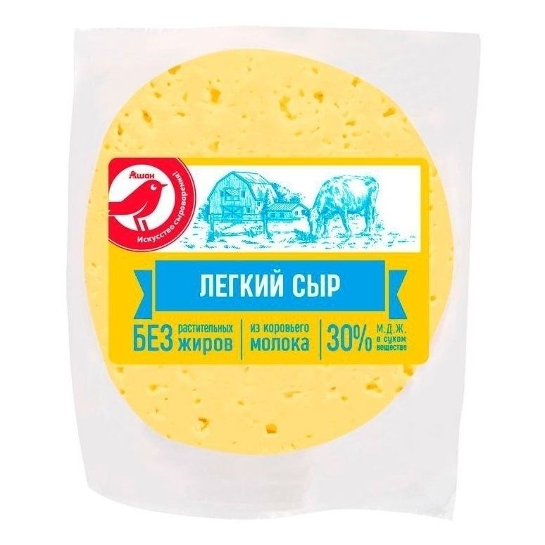Сыр полутвердый АШАН Красная птица 500 г