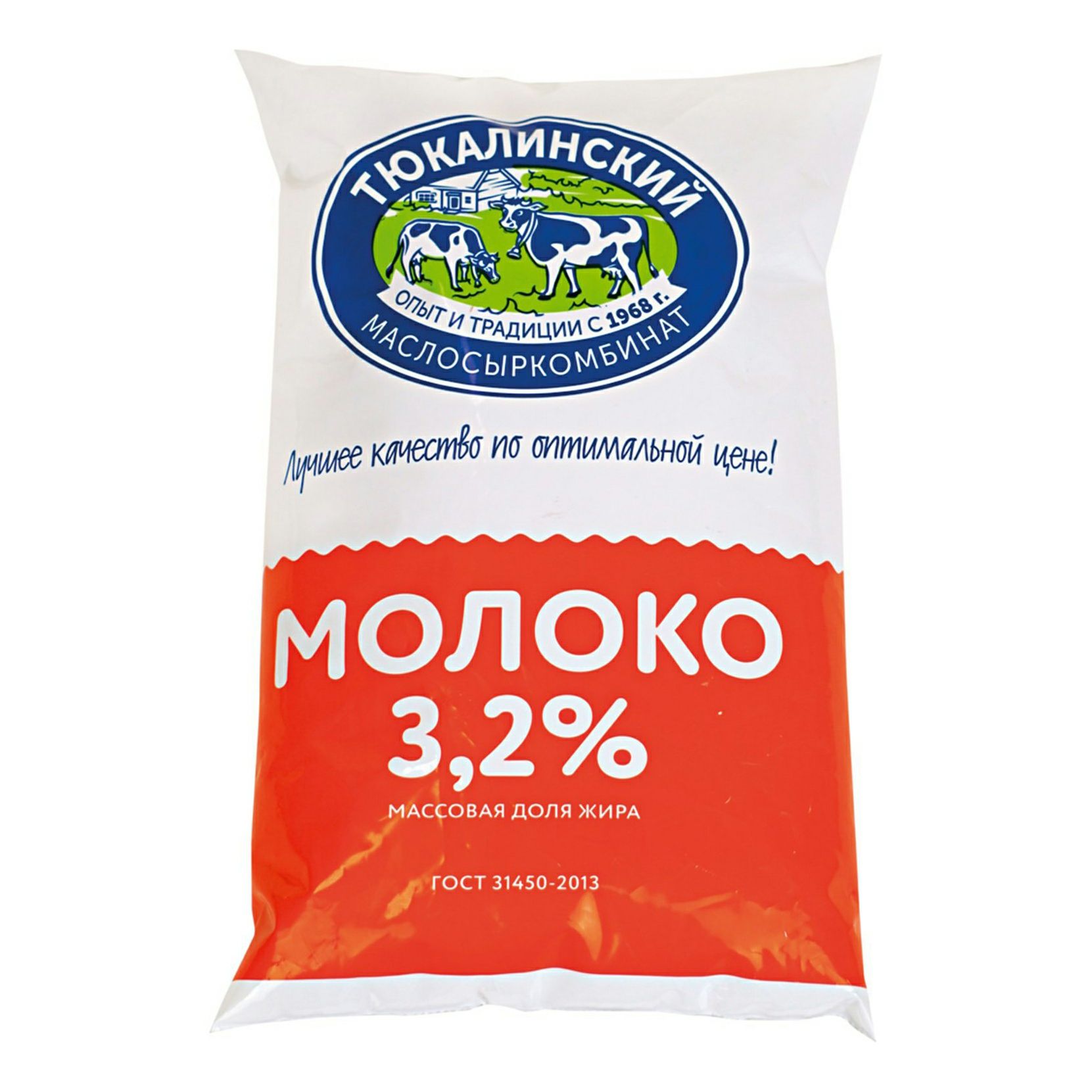 Молоко Тюкалинский Маслосыркомбинат 1 л