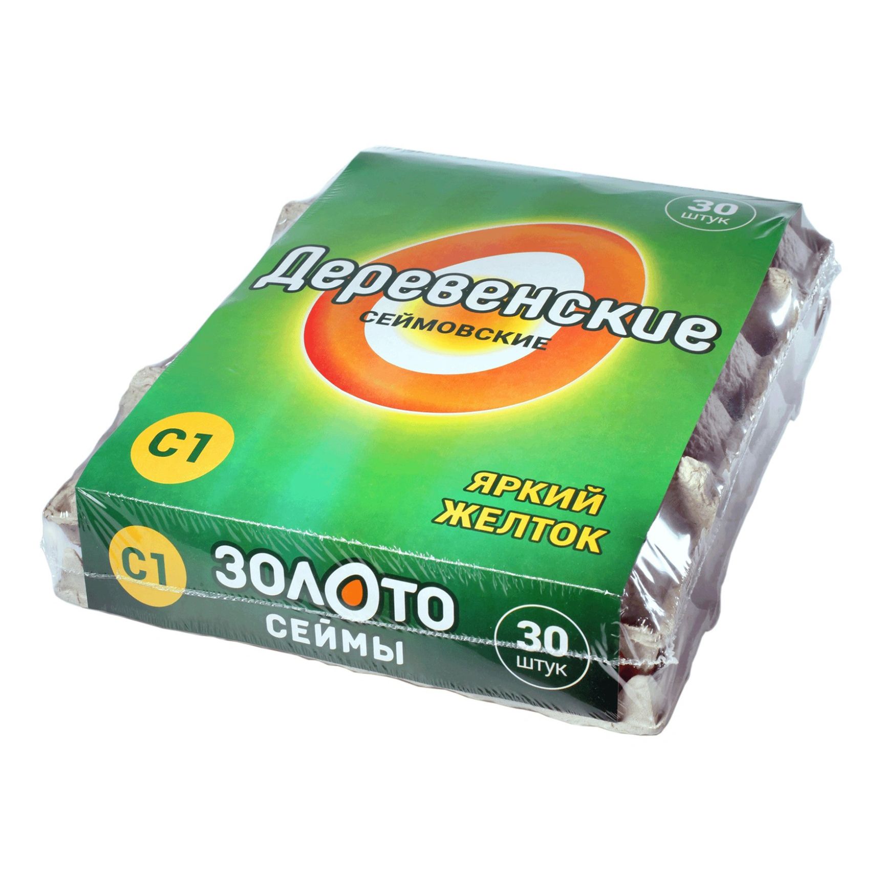 Яйца С1 Деревенское 30 шт.