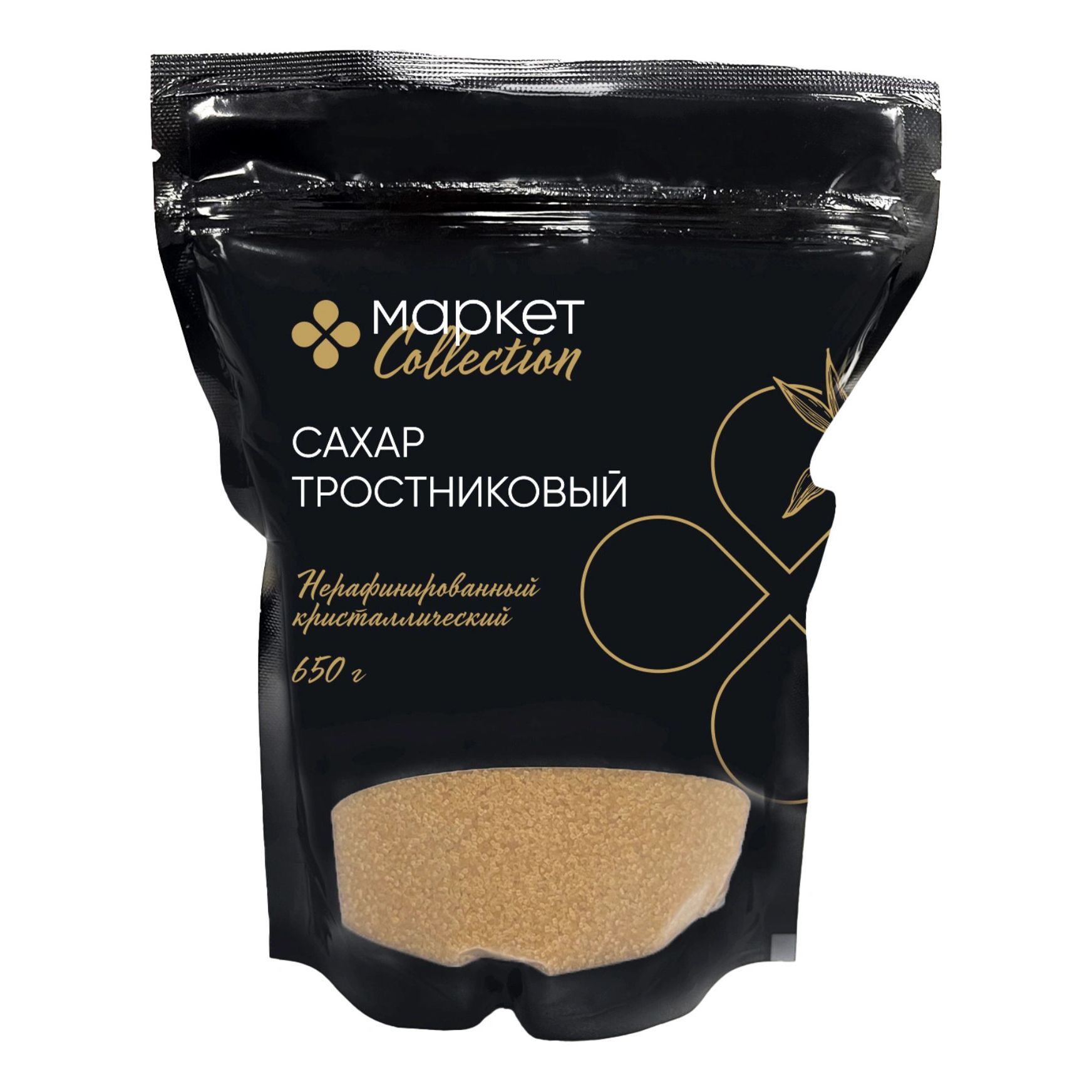 Сахар тростниковый Market Collection 650 г